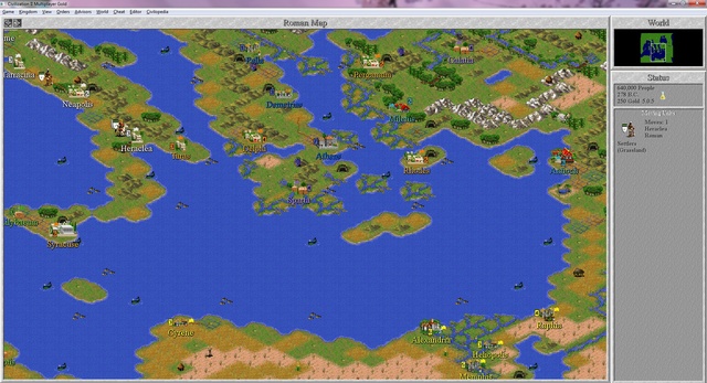 A screenshot of Civilization 2