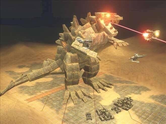 Godzilla created in Halo 3's Forge mode
